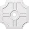 Ekena Millwork Haus Architectural Grade PVC Contemporary Ceiling Medallion, 22"OD x 3"ID x 7 1/4"C x 1"P CMP22HS-03000 - alternate 1